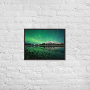 alaska aurora — down by the beach, portage