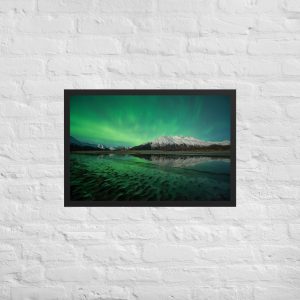 alaska aurora — down by the beach, portage