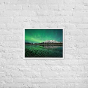 alaska aurora — down by the beach, portage