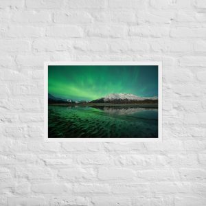 alaska aurora — down by the beach, portage